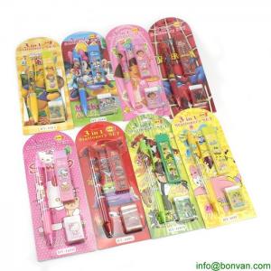 best selling  kids school gift mini penicl stationery set,custom school kit