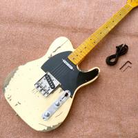 China High quality relic remains TELE electric guitar, handmade TELE aged relic electric guitar on sale