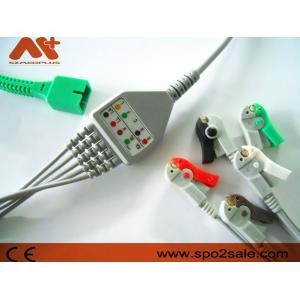 MEK MP 1000, MP 600, MP 500 Compatible 5 Lead Clip Direct-Connect ECG Cable