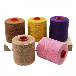 China Net Weight 400g/roll Waxed Cotton Cord for Jewelry Making Bracelet OEM ODM Accepted supplier