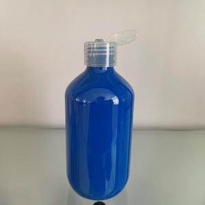 China Customized 300ML Boston Round Plastic Bottles With Cap supplier