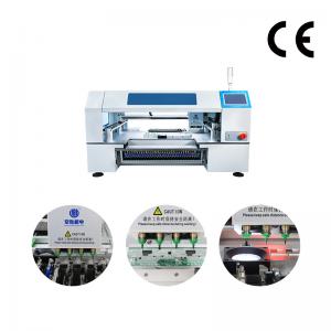 China Desktop SMT Pick and Place Machine with Built-in Vacuum Pump for Electronic Assembly supplier