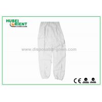 China Safety Waterproof White Mens Disposable Pants For Travelling on sale