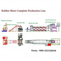 China Rubber Sheet Complete Production Line / Rubber Plate Making Machinery on sale