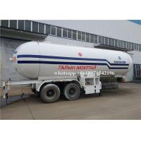 China 40m3 Propane Butane LPG Gas Tanker Truck 12mm Tank Thickness Highly Durable on sale
