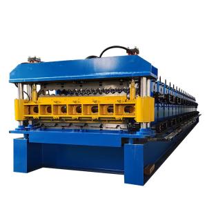 China Hydraulic Decoiler Plc Double Layer Roll Forming Machine supplier