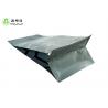 8 Sides Sealing Flat Bottom Packaging Bag With Side Zipper And One Way Degassing