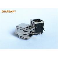 China Magnetic 8P8C PCB Rj45 Modular Jack / Rj45 Ethernet Jack With Transformer on sale