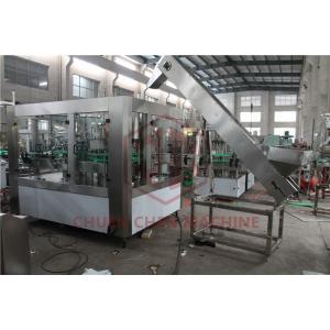 China PET Bottle Filling Equipment For Carbonated Drink / Sparkling Water Bottling Plant supplier