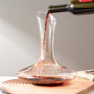 1800ml Crystal Wine Decanter Carafe 64 Oz Hand Blown Glass Wine Decanter Lead Free
