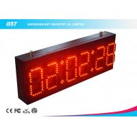 Ultra Thin Wall Digital Led Clock Display / Red Led Wall Clock