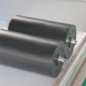 4 Inch Black Polymer HDPE Conveyor Adjusting Rollers Friction Idler Roller