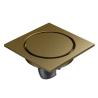 China Home Brass chrome floor drain OEM/ODM Embedded Square Shape wholesale