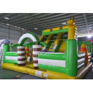 China PVC Animal Inflatable Bouncy Castle Bed , Blow Up Kids Water Slide wholesale