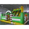 China PVC Animal Inflatable Bouncy Castle Bed , Blow Up Kids Water Slide wholesale