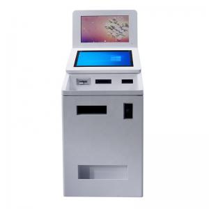 China Dual Screen Size QR Scanner Card Reader Cash and Coin Dispensing Self Service Payment ATM Kiosk Machine supplier
