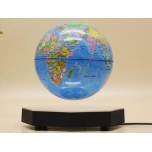 China new hexagon magnetic floating levitate globe gift 6inch 7inch 8inch for decor office wholesale
