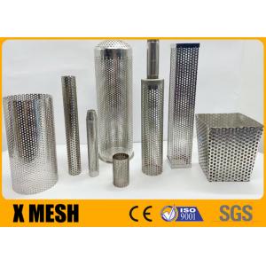 No Rust Perforated Metal Mesh Filter 304 316 316l Stainless Steel