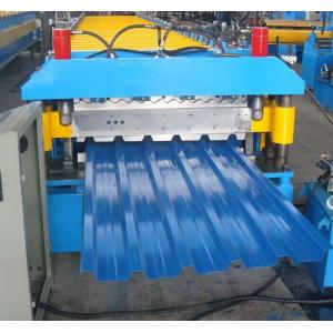 China Color Coated Coil 16 Station Roller Roll Forming Machine For Roofing Sheet Durable High Quality supplier