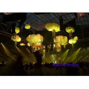 Big Inflatable Cloud Balloon Decoration With Lights For Concert Stage Or Party Decoration