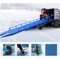 China 8T mobile container dock levelers portable loading unloading ramps for trucks on sale