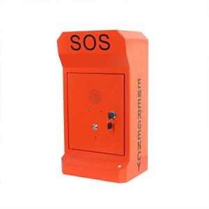 China Outdoor Roadside SOS Call Box DTMF Dial Handsfree With Door Lock supplier