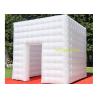 China 3m Square Inflatable Tent With Built-In Colorful Lights Optional Brand Logo Printing wholesale