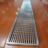 China 3mm 304/316 Stainless Steel Grating Trench Cover Heel Proof on sale