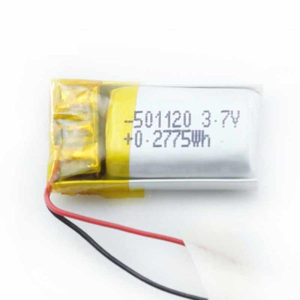 Батарея полимера иона лития PL501120 3.7Volt 75mAh