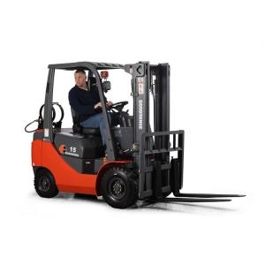 China LPG Powered Forklift 1500KG With  High Potency Low Emissions And Very Low Noise Levels wholesale