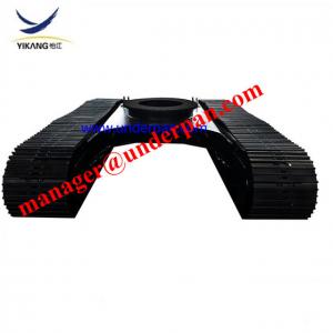 Custom hydraulic crawler steel track undercarriage manufacturer with slewing bearing