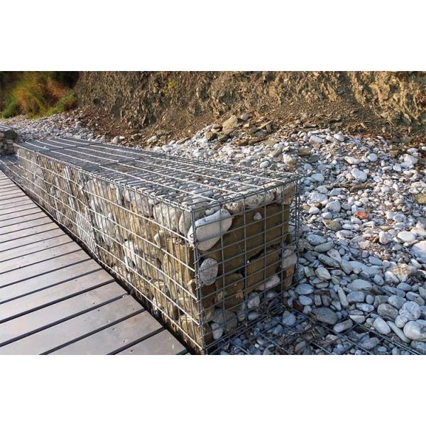 Hot Dip Galvanized Gabion Planter 6x2x1m with 50x50mm Mesh