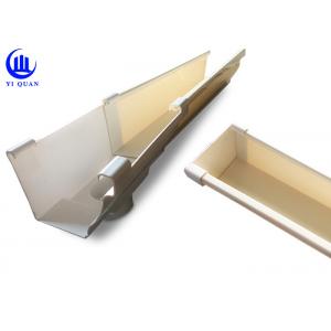 Roofing Draining K Style Square Plastic Guttering System Anti - Aging