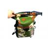 China Camping Camo Dry Bag Backpack Roll Top Closure With Front Zippered Pocket wholesale