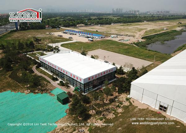 Aluminum Cube Clear Span Tents with Thermal Roof Cover for Office House