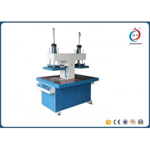 China Dual Tray Automatic Heat Press Machine Fabric Embossing Dispensing supplier