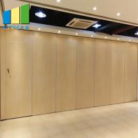 China Mobile Acoustic Room Dividing System Soundproof Sliding Foldable Removable Wall Partitions For Office on sale