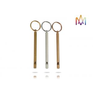 China 17g Brass Creative Whistle Custom Shaped Keychains supplier