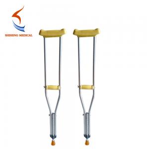 New type good design silver adjustable aluminium crutch for sale