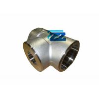 China 2  X 1  3000 # Forged Steel Pipe Fittings , ASTM A350 LF2 Socket Weld Reducing Tee on sale