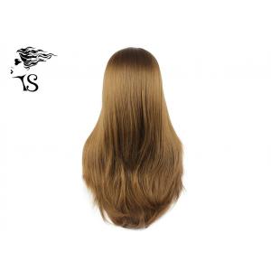 Silky Straight Blonde Synthetic Lace Front Wigs Heat Resistant Long Lasting