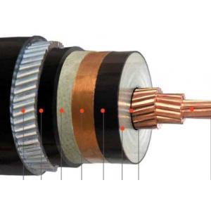 Custom AWA SWA Armoured Copper Cable , Single Core Armoured Cable 11KV 33KV