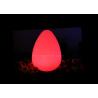 Dustproof LED Decorative Table Lamps , Large Outdoor Egg Shaped Led Lights