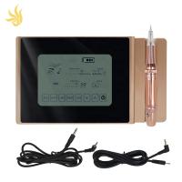 China Gold Color Wireless Permanent Makeup Tattoo Kit With LCD Screen on sale