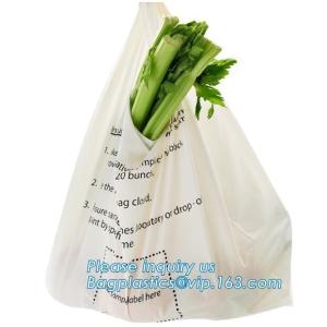 China カスタマイズされた設計の環境に優しい良質のcompostableタオルのパッキング袋、TシャツのCompostableポリ袋 supplier