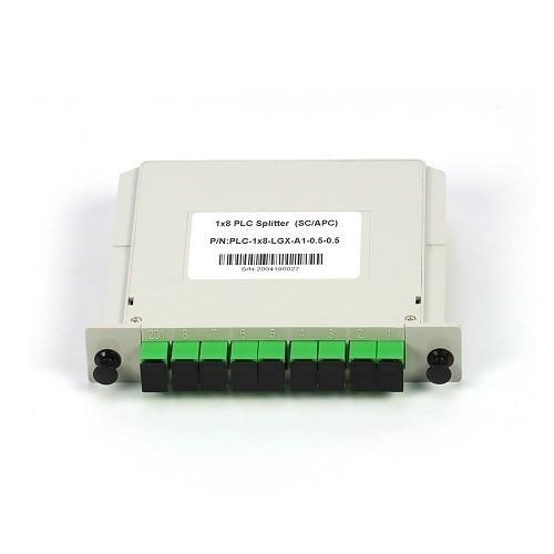 1x8 SC/APC 光ファイバースプリッター シングルモード LGX カセット IN FTTx