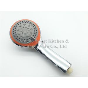 China ABS material chromed shower hand spray shower head bathing five functions supplier
