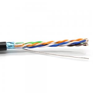 China LSZH PVC Jacket Ftp Cat5e Ethernet Cable , Cat 5e Network Lan Cable Wire supplier