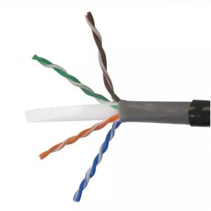 Outdoor Unshielded Cat6 Lan Cable 4 Pairs Twisted Network Cable