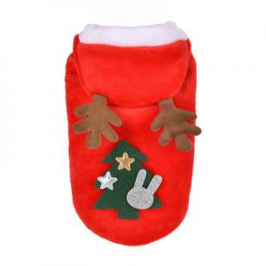 Exquisite Cat Christmas Clothes , Cat Wearing Dress 100% Cotton Material